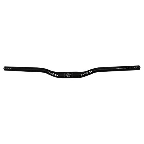 Mountain Bike Road Bike Handlebar Aluminum Alloy Flat Bar Riser Bar 25.4mm600mm & 31.8mm620mm(Riser Bar 31.8mm620mm)