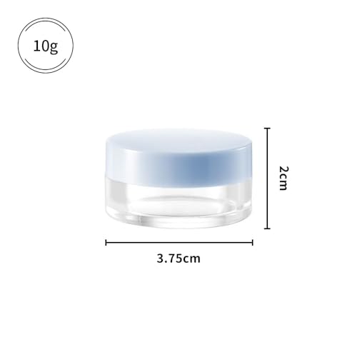 Small Travel Containers 10 Pcs 10 Gram Travel Containers for Creams Sample Container Travel Jars for Creams Sample Jars Cosmetic for Lip Balms Makeup Eye Shadows Beads Trinkets2