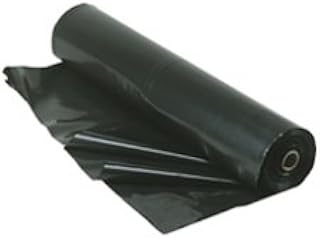Berry Plastics Film-Gard Plastic Polyethylene Sheeting 4 Mil, Black, 3' x 50'