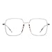 AOOLIA Square Reading Glasses Oversized Full Rim Spectacles Trendy Blue Light Blocking Reader Eyeglasses Lightweight Eyewear (Brown, 1.5, x)