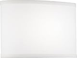 Springcrest White Sandstone Linen Hardback Oval Shade 5.75x11x7 (Uno) - Springcrest