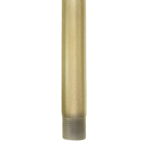 Image of 48in Ceiling Fan Extension Downrod in Satin Brass for Modern Forms Smart Fans