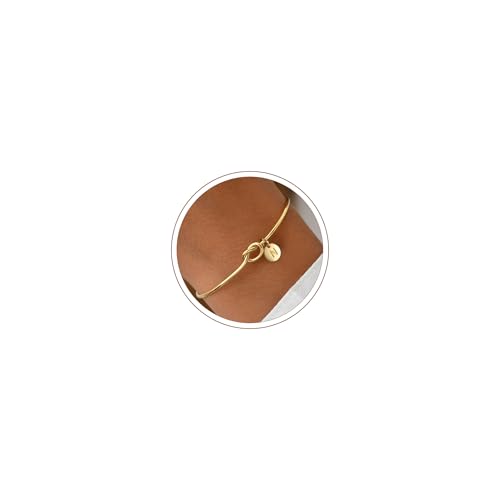 20 Gift Ideas for Jewelry Lovers in 2026: Stylish Picks for Every Budget 13 Knot Initial Bracelet, 14K Gold Plated