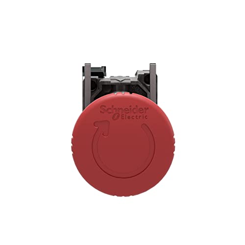 Botão 22Mm Metálico Emergência Cogumelo 40Mm Vermelho Nf XB4BS8442 Schneider