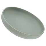 ARTSEWPLY Silikon Teller für Senioren und Behinderte mit Saugnapf Rutschfest Unzerbrechlich Erhöhte Ränder für Auslaufsicheres Essen Hilfsmittel zur Selbstständigen Nahrungsaufnahme