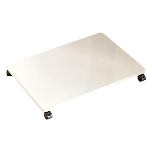 Tragbarer Schreibtischdrucker, Schreibtischständer, 17,72 x 11,81 x 2,44 Zoll großer wasserdichter Wagen mit Kapazität, kompakter Rolltisch, Druckereinheit mit Rädern, Aufbewahrungszubehör für