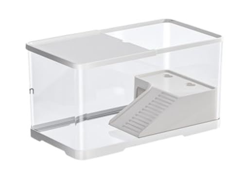 Sdvieuk 亀の飼育ケース 亀 水槽 大きい カメ用水槽 カメ 水槽 セット 爬虫類 ケージ レイアウト 造景 アクアテラリウム リクガメ 専用 水場 陸場 透明 軽量 両生飼育箱 亀ケージ 脱出防止 亀の楽園 亀 リクガメ 半水棲ガメ ボックス 排水