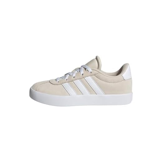 adidas Unisex niños VL COURT 3.0 SHOES, Aluminium / Cloud White / Aluminium, 39 1/3 EU