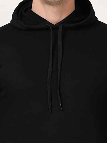 Image of Ideation Men's Cotton Hooded Neck Solid Full Sleeve Hoodies with Kangaroo Pocket