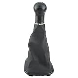 CARBBIA 5 Speed Gear Shift Knob Gaitor Boot Cover Compatible with Volkswagen Jetta Bora MK4 1999-2004 Compatible with Volkswagen Golf GTI/R32/MK4 1999-2005 Shifter Lever Head Stick