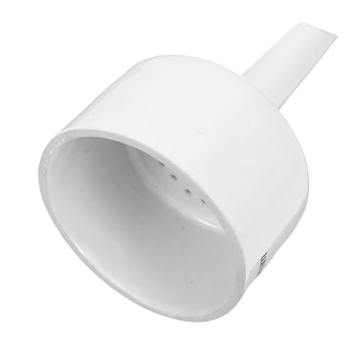 Alasum Ceramic Labs Funnel Buchner Funnel Laboratory Tool White 80mm Porcelain Filter for Experimental Demonstration and Kitchen Use