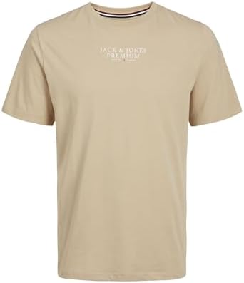 JACK & JONES Erkek JPRBLUARCHIE TEE CREW NECK NOOS Tişört, Fields Of Rye, XL EU - Görsel 1