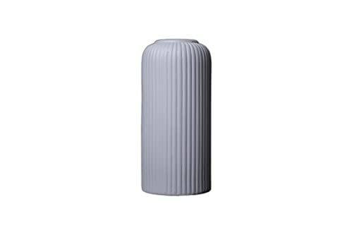 Image of KREATIVE ART'S Grey Flower Vase for Living Room | Ceramic Vase for Home Decor | Home Decoration Items for Living Room & Hall | Grey Ceramic Vase Set of 3 - Modern Home Decor Items