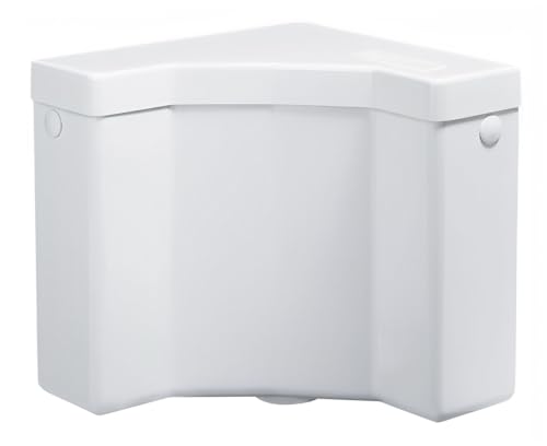 Negrari N1050 Cassetta di risciacquo Angolare, Bianco