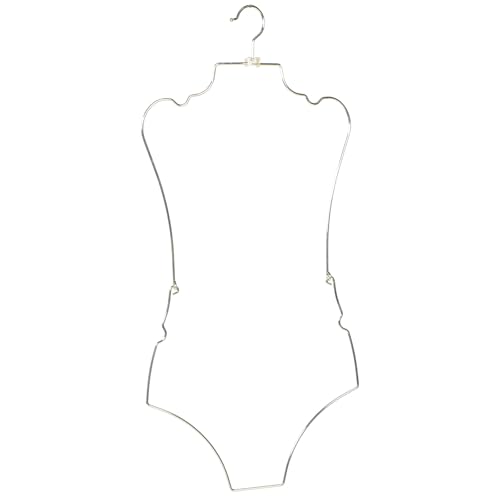 ASAKKURA Percha Plegable Metálica para Bikinis y Trajes de Baño, Color Dorado Acabado Liso, Colgador Resistente Antideslizante para Exhibición en Tiendas y Organización Doméstica
