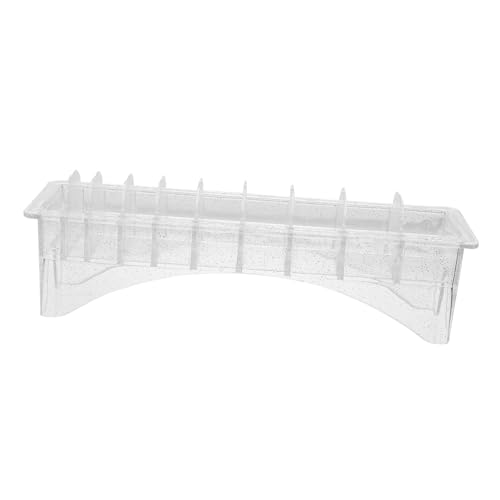 Mobestech Slot Hair Clipper Guard Organizer Box for Barber Clipper Combs Storage and Display Plastic Salon Tray Compatible with Various Hair Trimmers Convenient Comb Holder for Easy Access