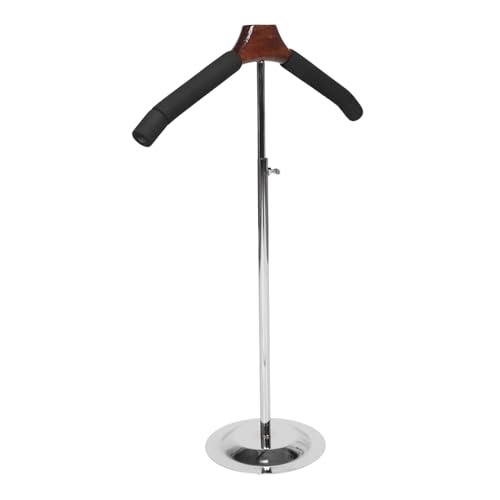 KOMBIUDA Garment Display Rack T Shape Metal Clothes Rack with Slip Hangers for Retail Stores and Boutiques Modern Aesthetic Design Enhanced Display Area for Organized Presentation