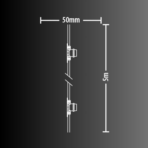 Guirnalda exterior extensible y personalizable Xanlite con casquillo E27 para cable negro 7
