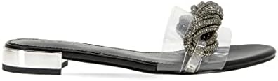 BCBGeneration Women's DARLI Flat, Black/Smoke, 7.5 | Image 1