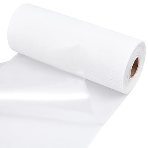 GARBODIY 32.8 Ft x 12.4 Inch Hot Fix Transfer Tape, Rhinestones Transfer Film Paper Roll - 0.3mm Thick, Ideal for DIY Rhinestone Pattern Positioning on Clothes, Fabric & Craft Decorations