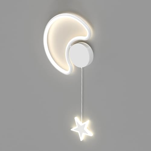 Aplique de pared LED infantil con 3 modos de color y estructura metálica moderna 2