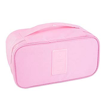 BUCKLE UP Travel Pouch Undergarment Pouch - Light Pink