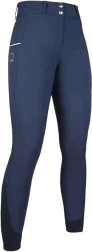 Pantalon culotte équitation femme HKM Comfort Flo Style basanes