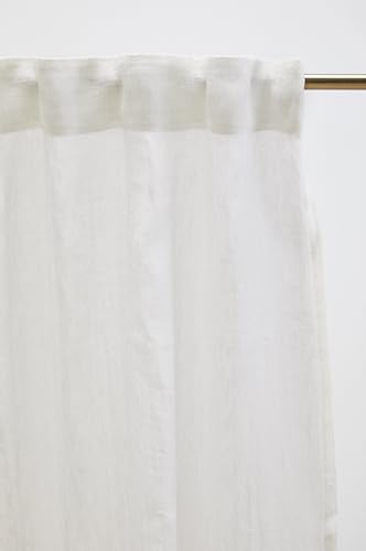 Cortina de lino 100% Jotex Ellen con acabado artesanal y caída premium 6