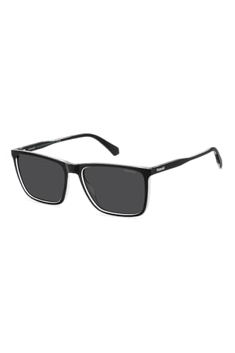 Polaroid PLD 4180/S BLACK/GREY POLARIZED 58/17/145 men Sunglasses