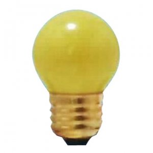 旭光 サイン用 G40 110V7W 口金:E26 イエロー G40 E26 110V-7W_set