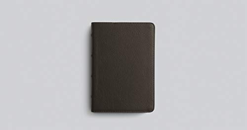Image of ESV Large Print Compact Bible, Red Letter (Buffalo Leather, Deep Brown): Holy Bible, English Standard Version