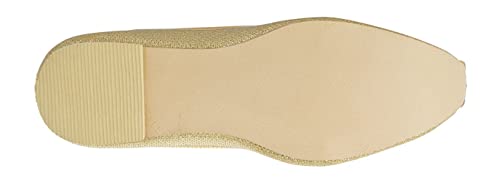 BombayFlow Men's Tiger Gold Glitter Punjabi Jutti Indian Handmade Gold Shoes Loafers, Khussa Shoes Juti India Wedding Kurta Sherwani Khussa Mojari Men's3