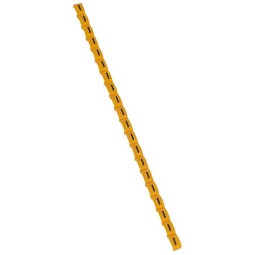 Lettre I Noire sur Fond Jaune Legrand 038418 pour repère Duplix
