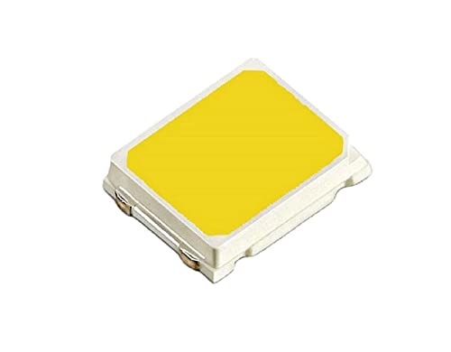 Image of Steko (200 Pieces (Cool White) 2835 SMD LED 1 Watt 9 Volt 140LM 300mA High Intensity Super Bright 6500K LED Chip