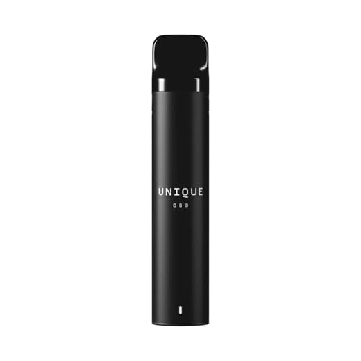 UNIQUE Nicotine Free Bar - USB-C rechargeable system and a 400mAh battery life - Black (Black)