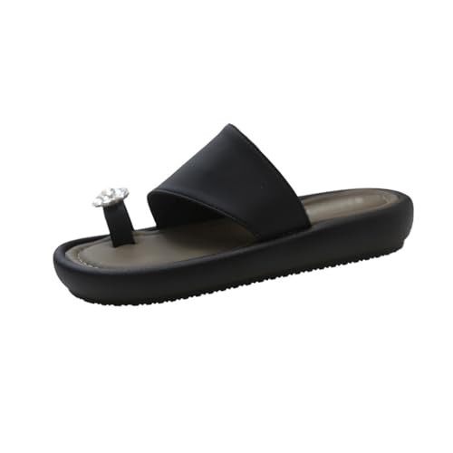 Wearing Clip Toe Beach Versatile Thick Sole Sandals and Slippers for External Wear