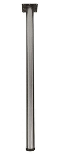 40-3/4" Tall, 3" Dia., Single Bar Height Leg, Polished Chrome