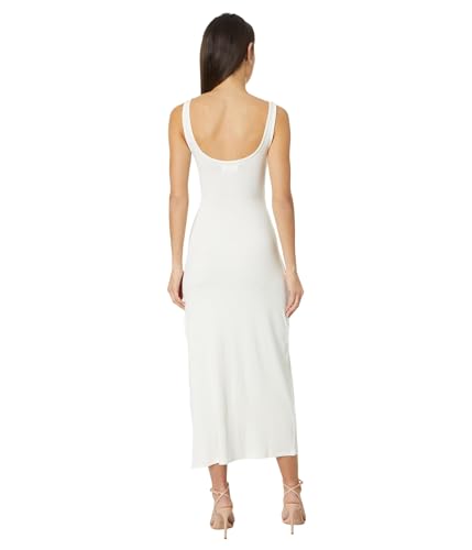 Image of L*Space Camille Dress for Women, Fitted Ribbed Maxi, Ankle Length, Sleeveless Scoop Neck, Side Slit & Waist Cutouts