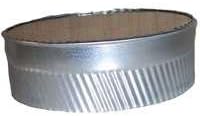 6-309 6" 26ga Galv Round Plug - Crimped