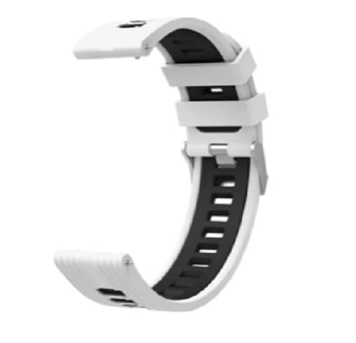Image of Colorcase Smart Watch Strap Silicon Dual Tone Compatible with Syska Stellar SW280 Smart Watch - Dual Tone Band