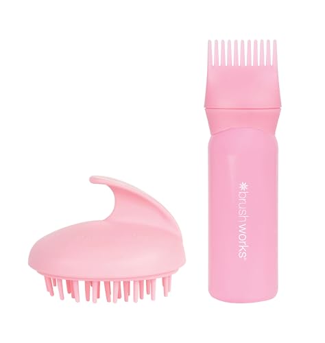 Brushworks Healthy Hair Oil Set, Pink - Image 2