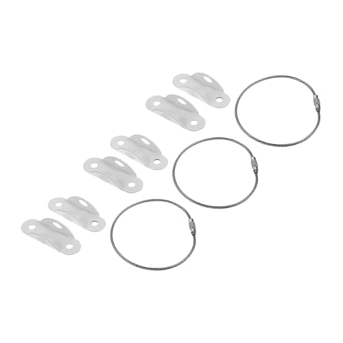 SUPVOX 3 Pack Furniture Anchors Wall Straps for Baby Proofing Bookcase Heavy Furniture Safety