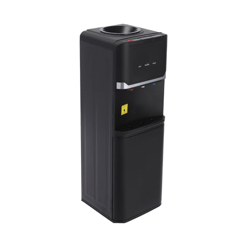Top Loading Water Dispenser Top Load Hot & Cold & Warm Water Dispenser Cold Water Power 75W 50-59? Hot Water Power 550W 185-203? Water Dispenser for Home Office School (Black)
