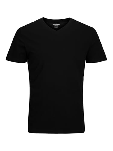 JACK & JONES Camisa Organic Basic SS con cuello en V para hombre