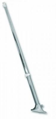 Flaggenstock Flaggen Halter mit Fuß, 400 mm Edelstahl Kunststoff Deckmontage