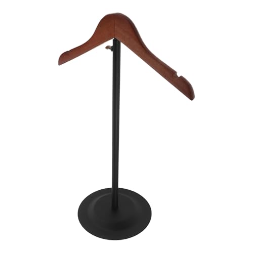 TINEASUR Exhibidor Ajustable para Camisetas Base Negra y Soporte T de Metal 1,2 Cm, Perchero para Colgar Ropa en Tiendas y Exhibición de Camisetas Menor, Ahorro de Espacio y Altura