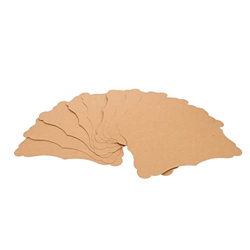 TEHAUX 10 Pçs Cartão Kraft Decoração De Casamento Cartões De Lugar Em Branco Decoração Retrô Para To
