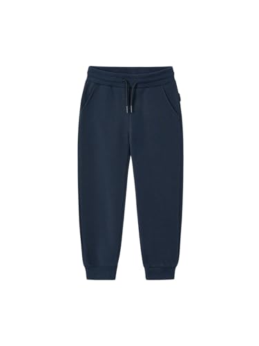 Mayoral Basic Cuffed Fleece Trousers for Boys Navy