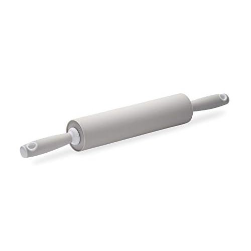 Silicone Rolling Pin – Premium Kitchen Baking Pin for Rolling and Baking – Great for Making Dough, Bread and Pizza