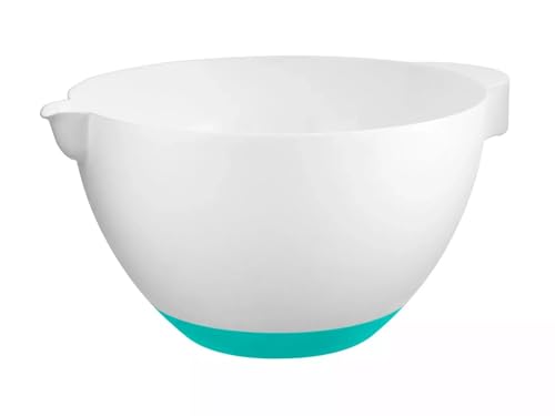 CELINO making your day Bol mélangeur de 3 L pour pâtisserie, cuisine, service, cuisine, base antidérapante, passe au lave-vaisselle (bleu)